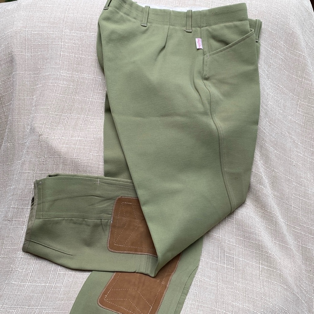 The Tailored Sportsman Olive Green Riding Pants